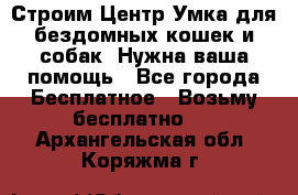 Строим Центр Умка для бездомных кошек и собак! Нужна ваша помощь - Все города Бесплатное » Возьму бесплатно   . Архангельская обл.,Коряжма г.